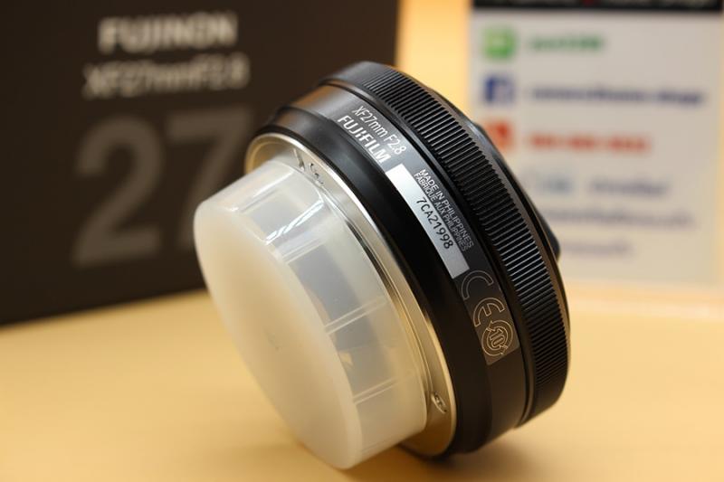 ขาย Lens FUJINON XF 27mm F2.8 (สีดำ) สภาพสวย ไร้ฝ้า รา อดีตประกันศูนย์ อุปกรณ์ครบกล่อง  อุปกรณ์และรายละเอียดของสินค้า 1.LENS FUJINON XF 27mm F2.8 (สีดำ)  2